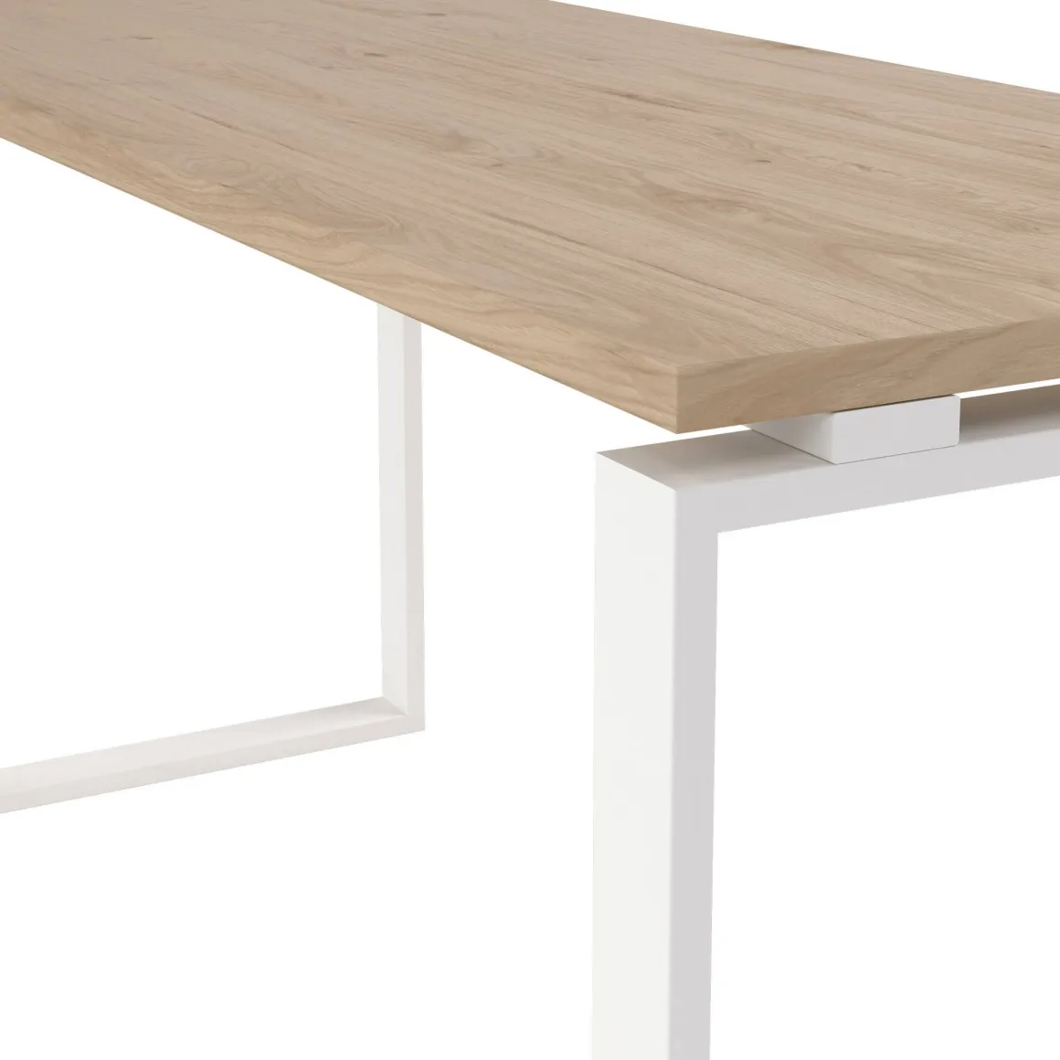 Scrivania lineare rovere e bianca 150x60cm - Arignano