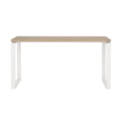Scrivania lineare rovere e bianca 150x60cm - Arignano