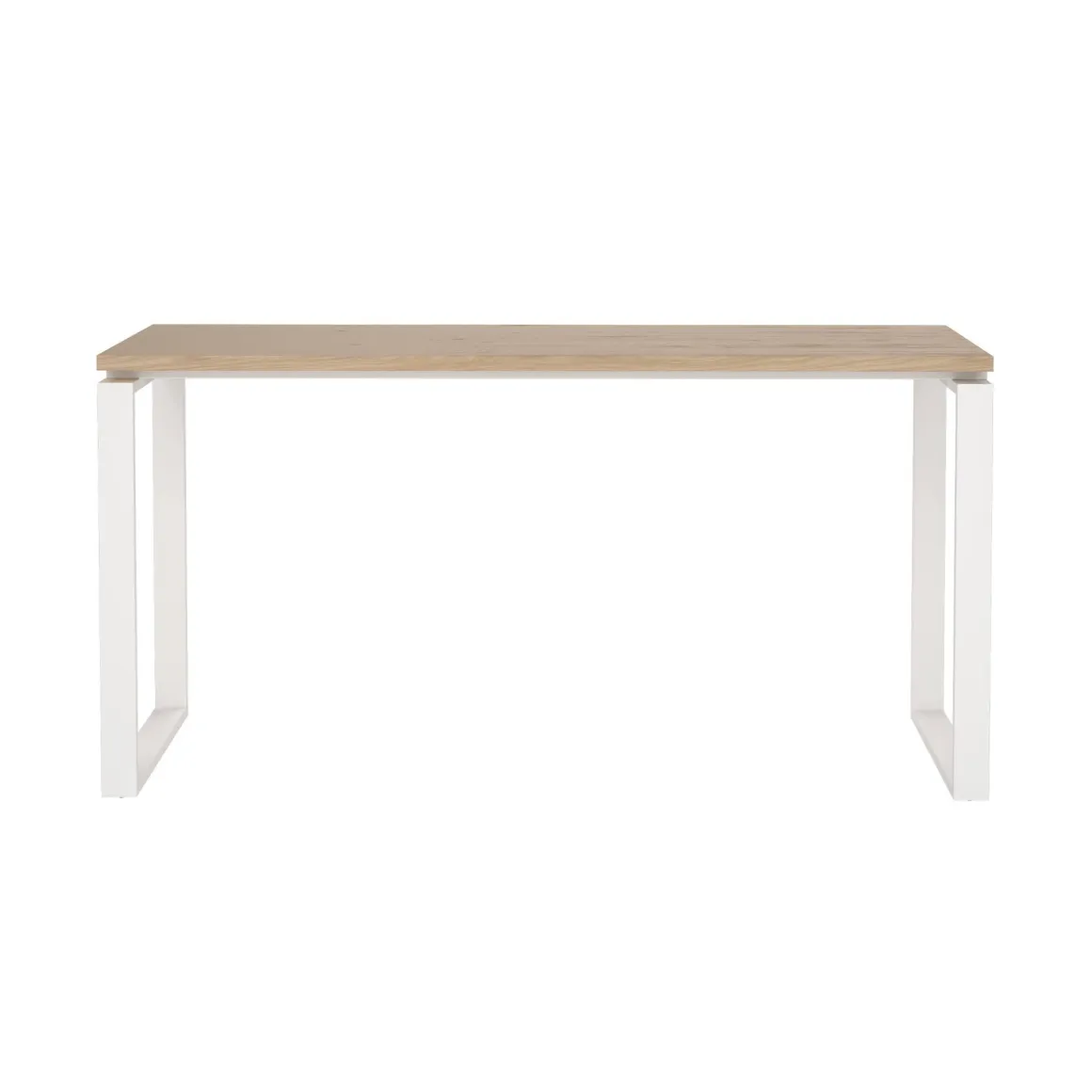 Scrivania lineare rovere e bianca 150x60cm - Arignano