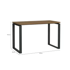 Scrivania lineare rovere e grigia 120x60cm - Pierrot