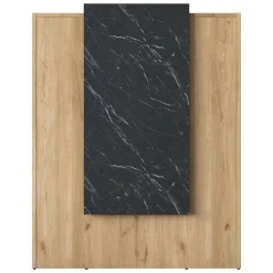 Scrivanie > Dmora Scrivania No noce 90x40cm con 1 cassetto - Mappano Marrone Noce