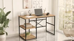 Scrivania No quercia 120x60cm con libreria - Giusto