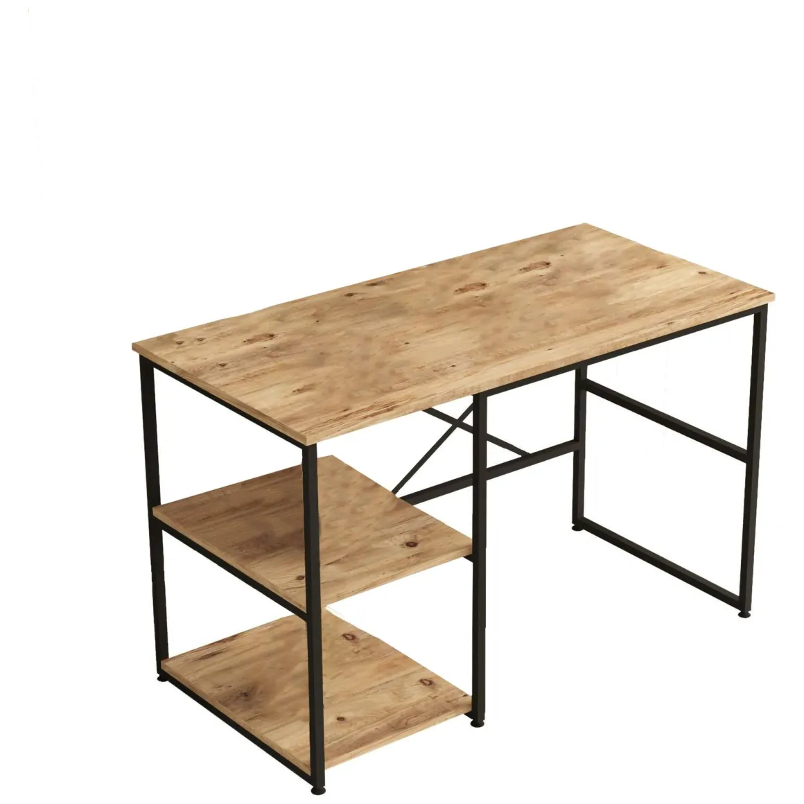 Scrivania No quercia 120x60cm con libreria - Giusto