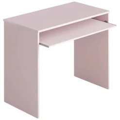 Scrivania Rosa un Ripiano Materiale Piano in Legno Nobilitato 90x54x79h cm, Colore Ripiano Rosa - Ajeje