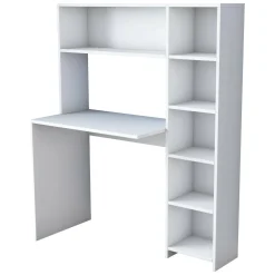 Scrivania studio bianca 113x40cm con libreria - Arapaho