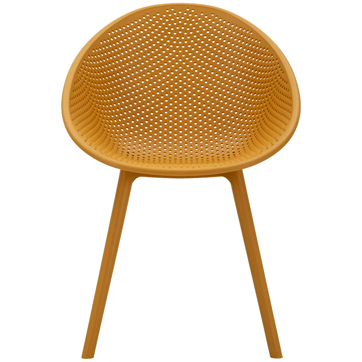 Sedia Arancione 2 Sedie Adatto per Indoor/outdoor, Materiale Struttura in Plastica - Tansen