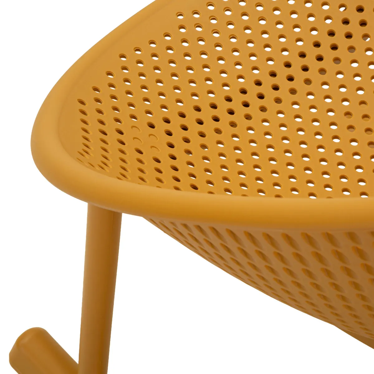Sedie > Dmora Sedia 2 Sedie a Dondolo, Adatto per Indoor/outdoor, Materiale Struttura in Plastica - Phunt Arancione