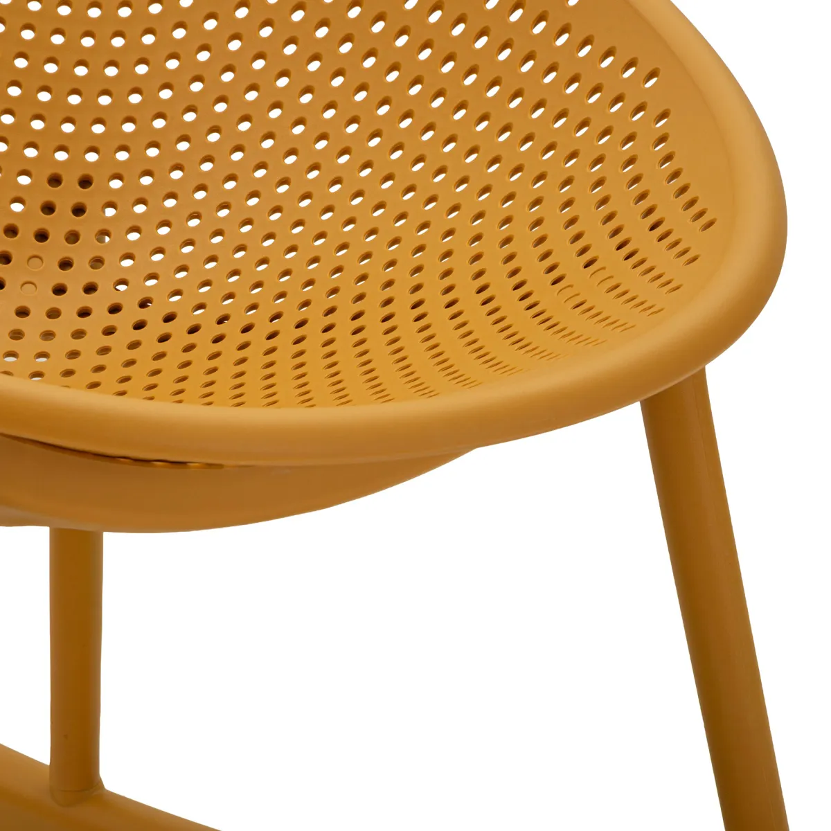 Sedie > Dmora Sedia 2 Sedie a Dondolo, Adatto per Indoor/outdoor, Materiale Struttura in Plastica - Phunt Arancione