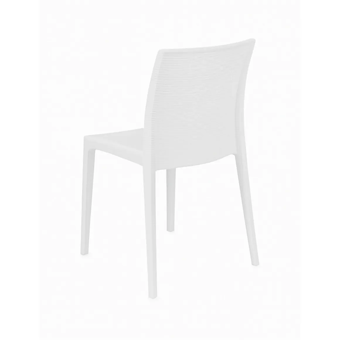Sedia da esterno Ferla, Made in Italy, 42x48 h81 cm, Bianco
