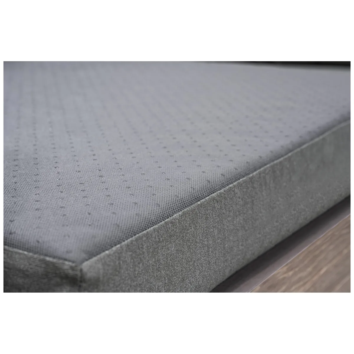 Sedie Da Esterno|Sedie > Dmora Sedia da Esterno Marrone Noce Grigio una Sedia Imbottito, Modulabile Componibile - Houghton Grigio, Marrone Noce
