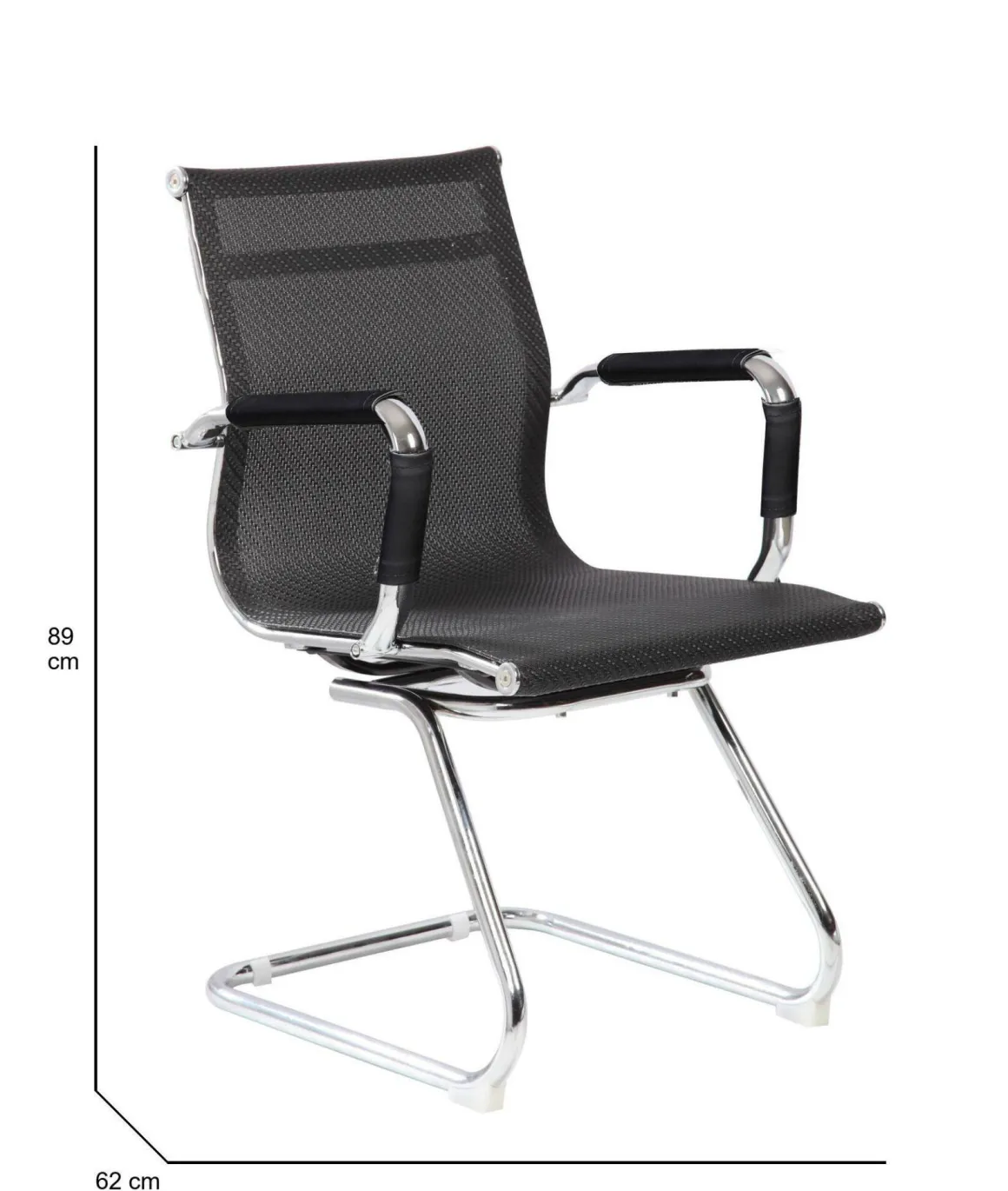 Sedia Dgoldon, 62x54h89 cm, Nero