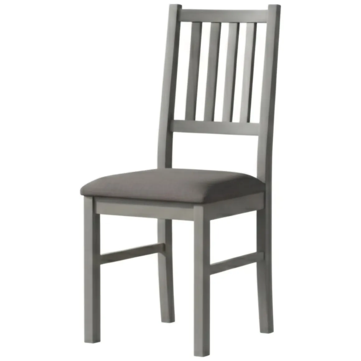 Sedia Grigio una Sedia Materiale Struttura in Legno Massello, Colore Seduta Grigio - Fraine