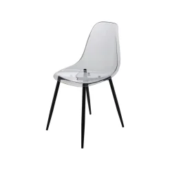 Cucina|Salotto > Dmora Sedia minimal in plastica fume - Amstrong Grigio Fume