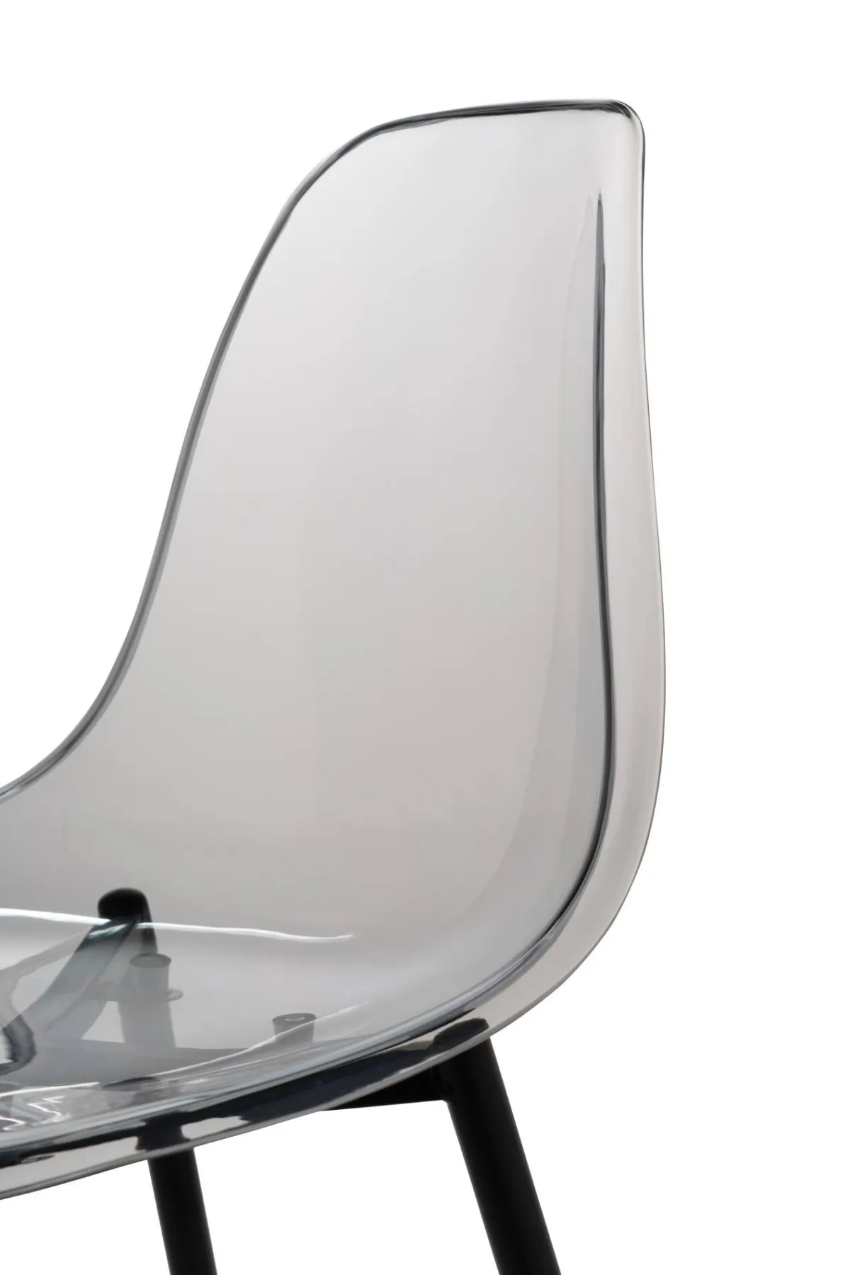 Cucina|Salotto > Dmora Sedia minimal in plastica fume - Amstrong Grigio Fume