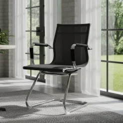 Sedie > Dmora Sedia una Sedia Peso Supportato 120 kg, Altezza Seduta 43 cm - Balvano Nero