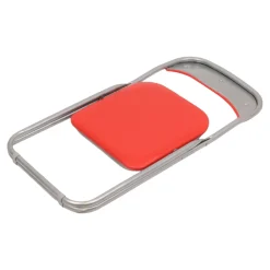 Ufficio|Cucina > Dmora Sedia pieghevole imbottita rossa struttura in metallo - Antenore Grigio, Rosso