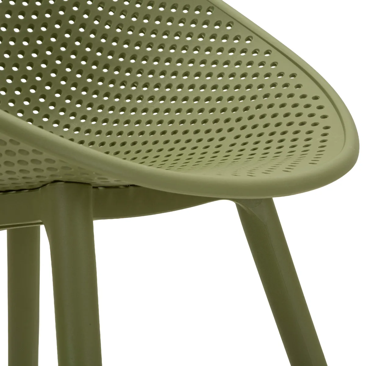 Sedie > Dmora Sedia 2 Sedie Adatto per Indoor/outdoor, Materiale Struttura in Plastica - Tansen Verde