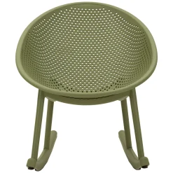 Sedie > Dmora Sedia 2 Sedie a Dondolo, Adatto per Indoor/outdoor, Materiale Struttura in Plastica - Phunt Verde