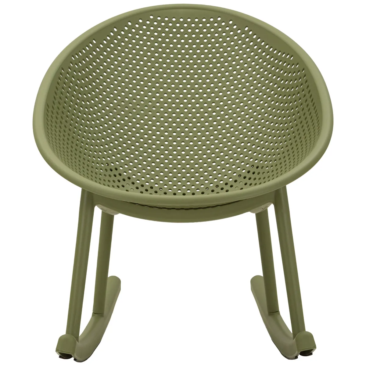 Sedie > Dmora Sedia 2 Sedie a Dondolo, Adatto per Indoor/outdoor, Materiale Struttura in Plastica - Phunt Verde
