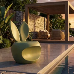 Sedia Verde una Sedia Adatto per Indoor/outdoor, Materiale Struttura in Plastica - Mrauk