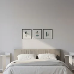 Set Comodini Bianco 4 Ripiani Colore Ripiano Bianco, Elementi Inclusi 2 Comodini - Tartano