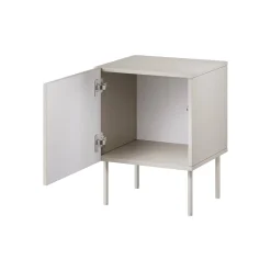 Set di 2 comodini Viano, 45x42 h59 cm, Beige