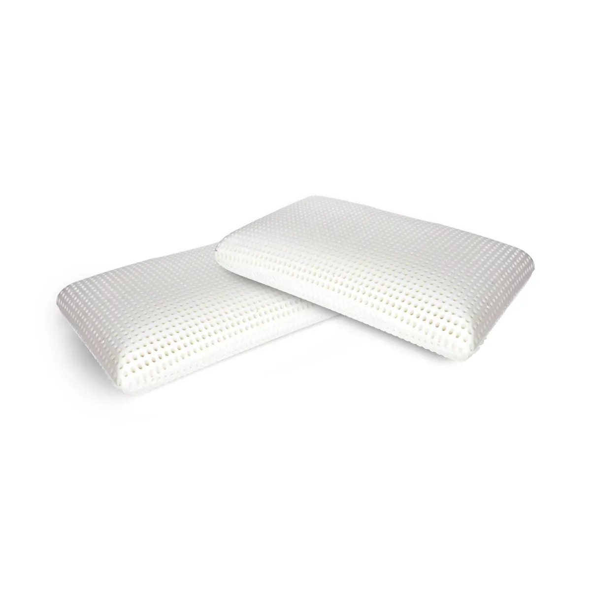 Guanciali > Dmora Set di 2 guanciali Cerfoglio, Made in Italy, 70x40 h16 cm, Bianco Bianco, Bianco