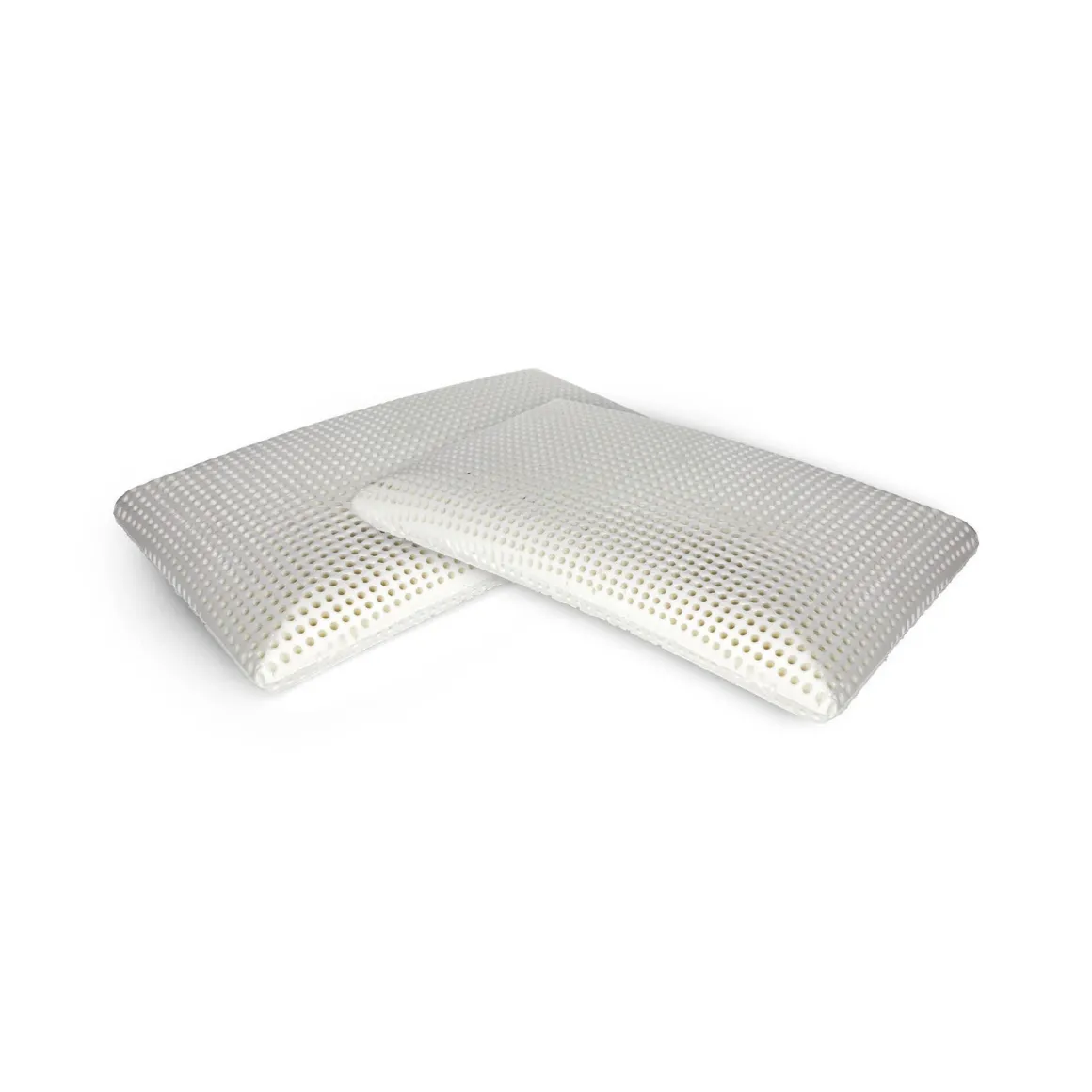 Set di 4 guanciali Citronella, Made in Italy, 70x40 h12 cm, Bianco