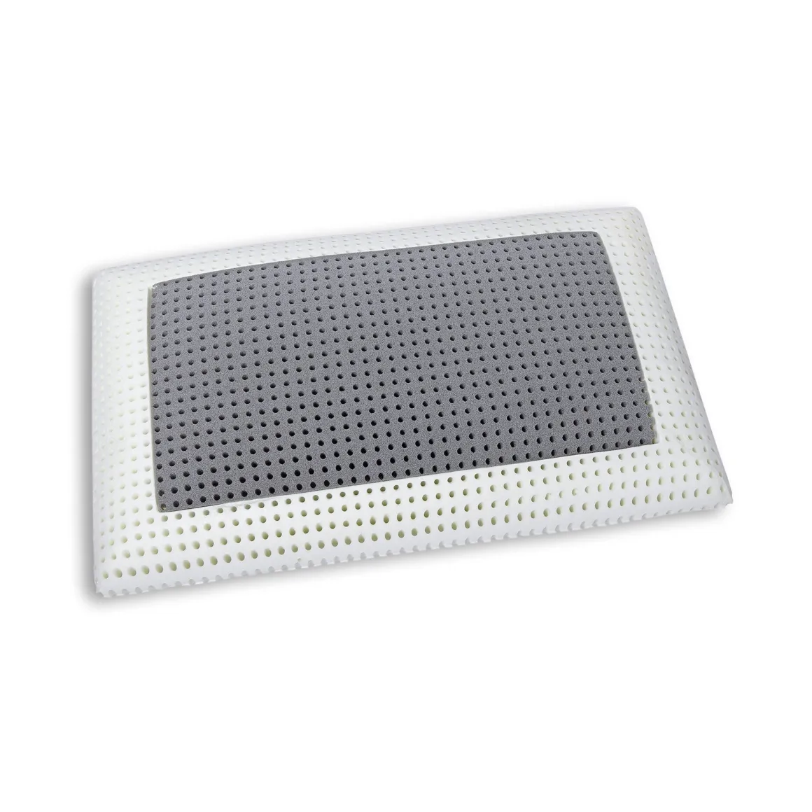 Set di 4 guanciali Prezzemolo, Made in Italy, 70x40 h14 cm, Bianco