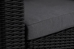 Poltrone|Poltrone Da Esterno > Dmora Set di 2 poltrone da esterno Miramichi, 83x68 h72 cm, Antracite Nero Antracite