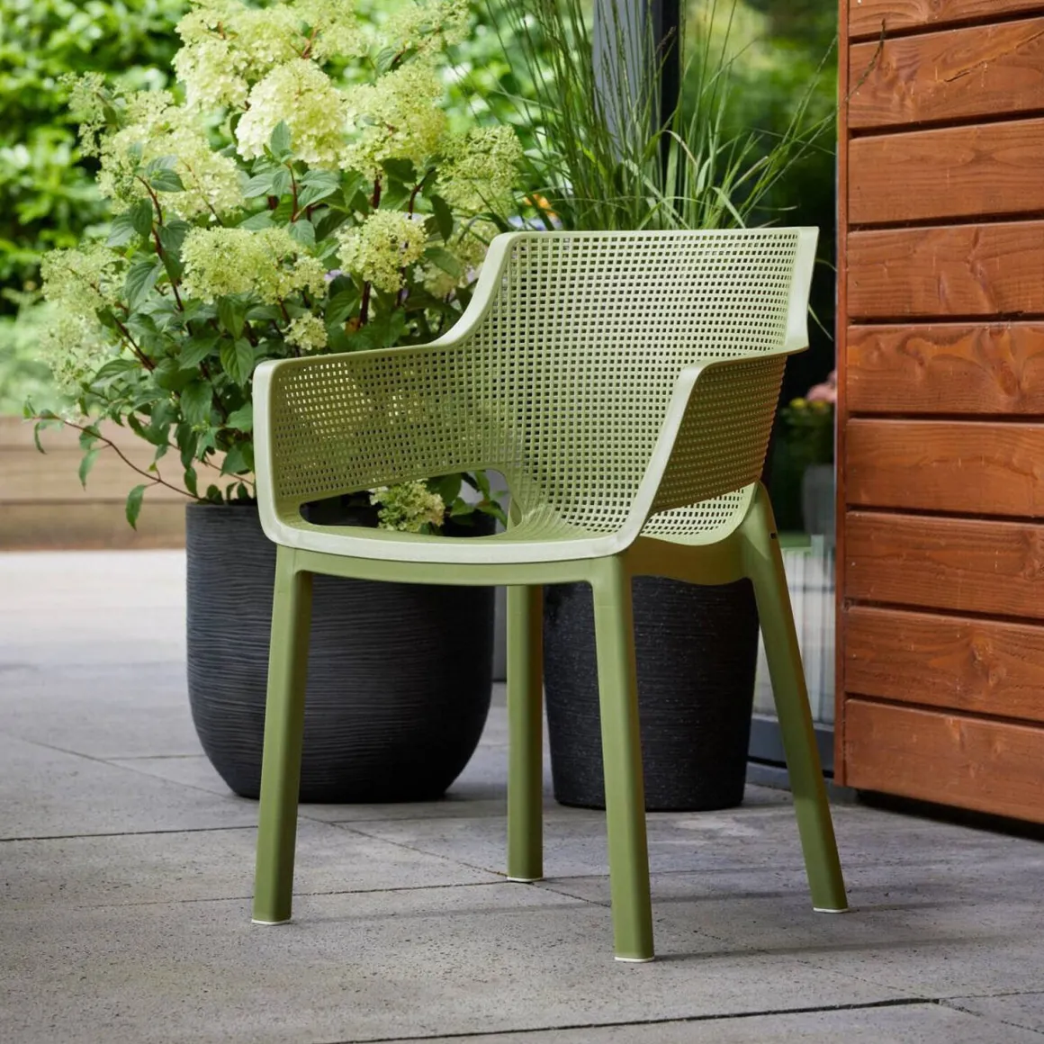 Set di 6 sedie da terrazzo impilabili multicolore - Boisbriand