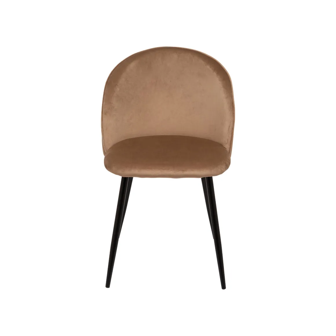 Set di 2 sedie design imbottite in velluto beige - Achito