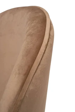 Set di 2 sedie design imbottite in velluto beige - Achito