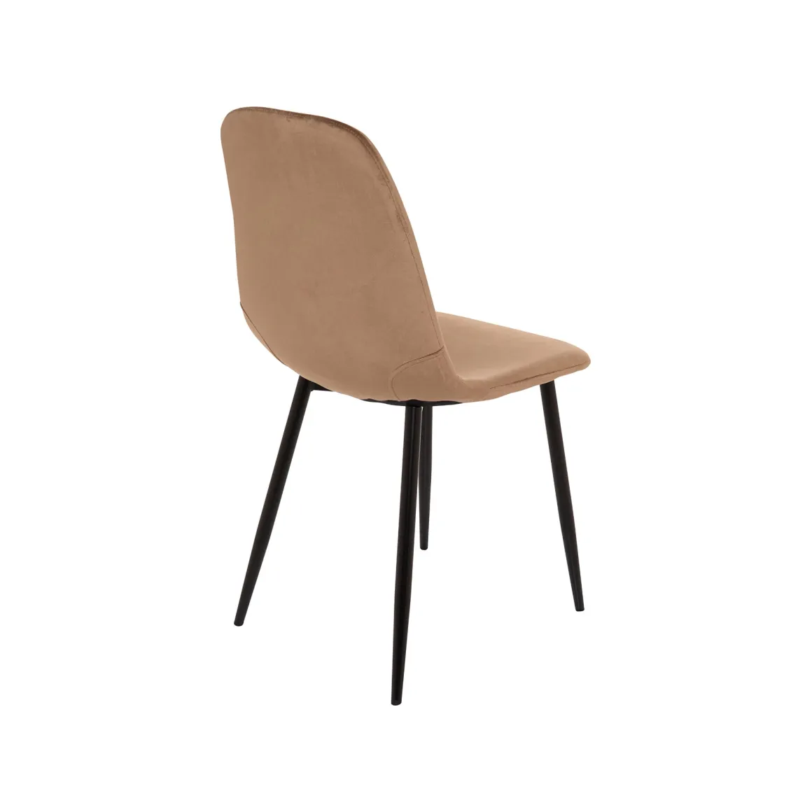 Set di 2 sedie soggiorno imbottite in velluto beige - Arter