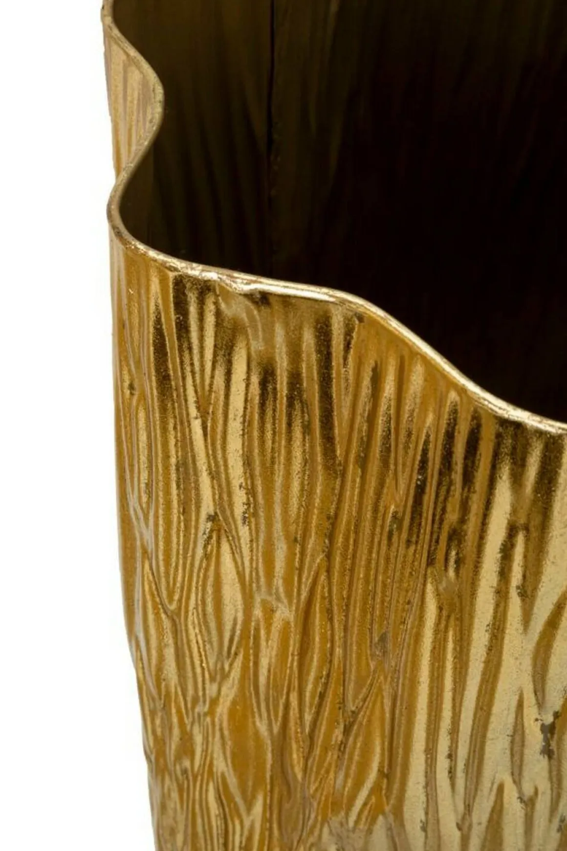 Set di 3 vasi Frentano, 41x39 h83 cm, Oro
