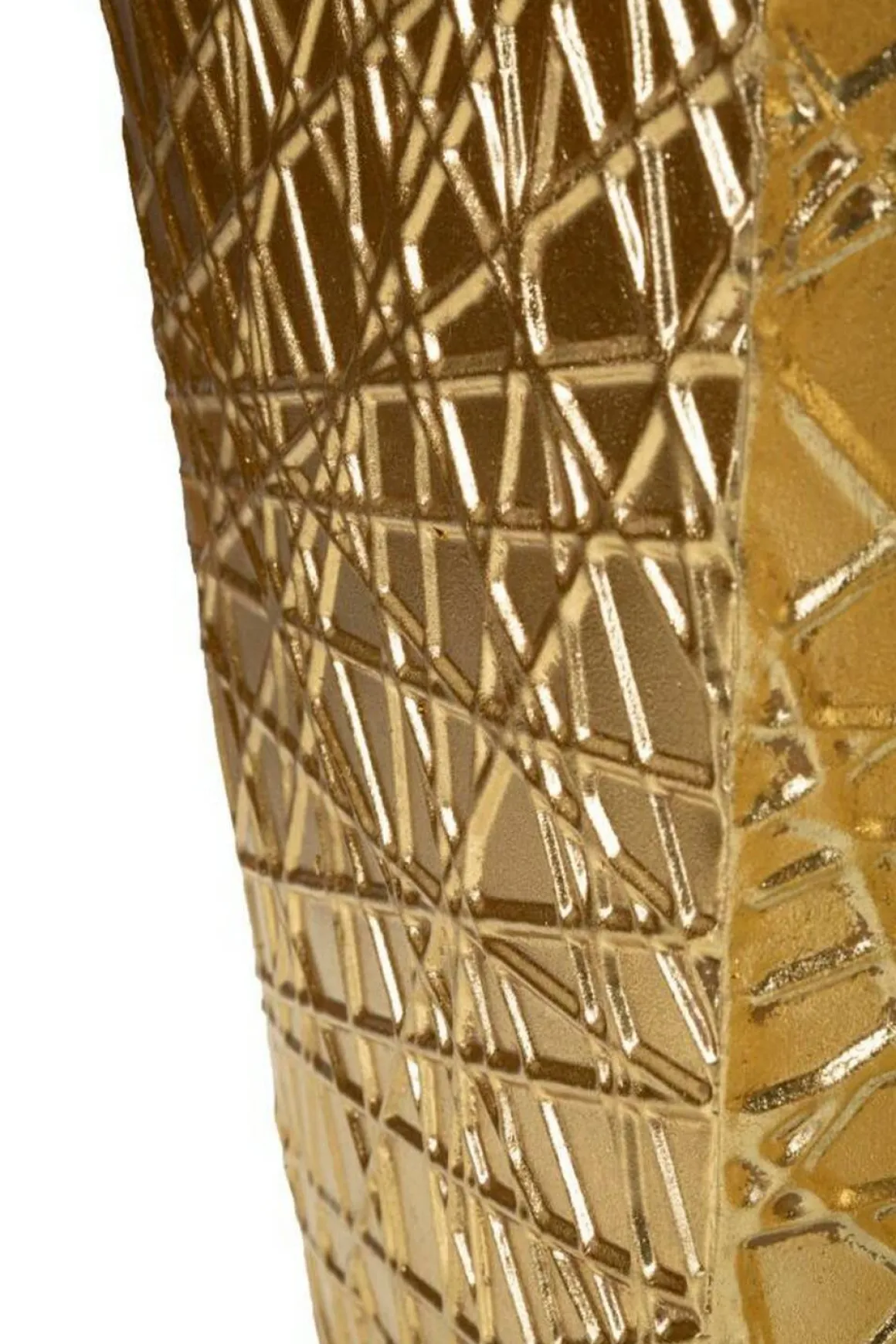 Set di 2 vasi Ritaldi, 34x34 h90 cm, Oro