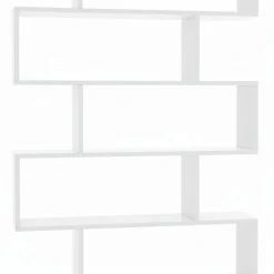 Librerie > Dmora Set Libreria Modulabile 9 Ripiani, Installazione a Muro - Jesolo Bianco