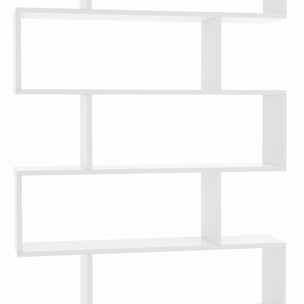 Librerie > Dmora Set Libreria Modulabile 9 Ripiani, Installazione a Muro - Jesolo Bianco