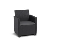 Set salotto da esterno Nepean, 113x65 h74 cm, Antracite