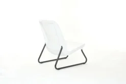 Set salotto esterno 2 poltrone 1 tavolino bianco - Canmore