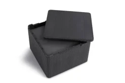 Set salotto esterno 2 poltrone e 1 divano antracite - Barrhead