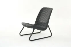 Set salotto esterno 2 posti e 1 tavolo antracite - Canmore