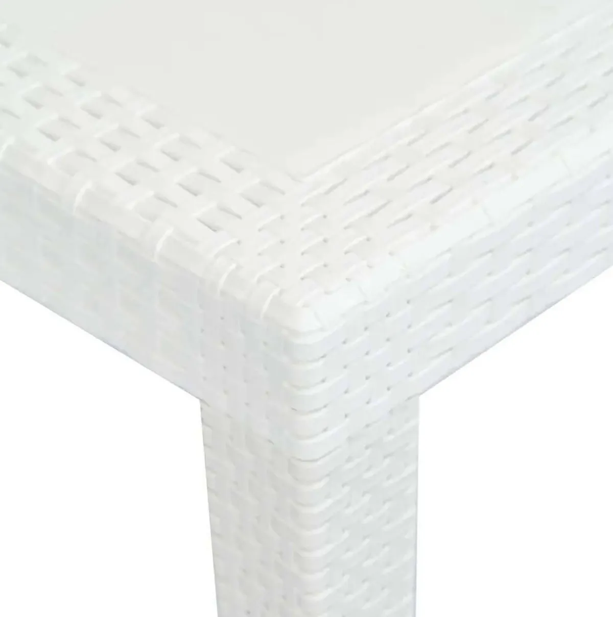Set Da Esterno|Outdoor > Dmora Set salotto esterno 4 sedie e tavolo allungabile - Arret Bianco