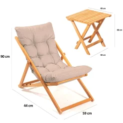 Set Da Esterno|Salotti Da Giardino > Dmora Set salotto giardino 2 posti e 1 tavolo antracite - Barrie Nero Antracite