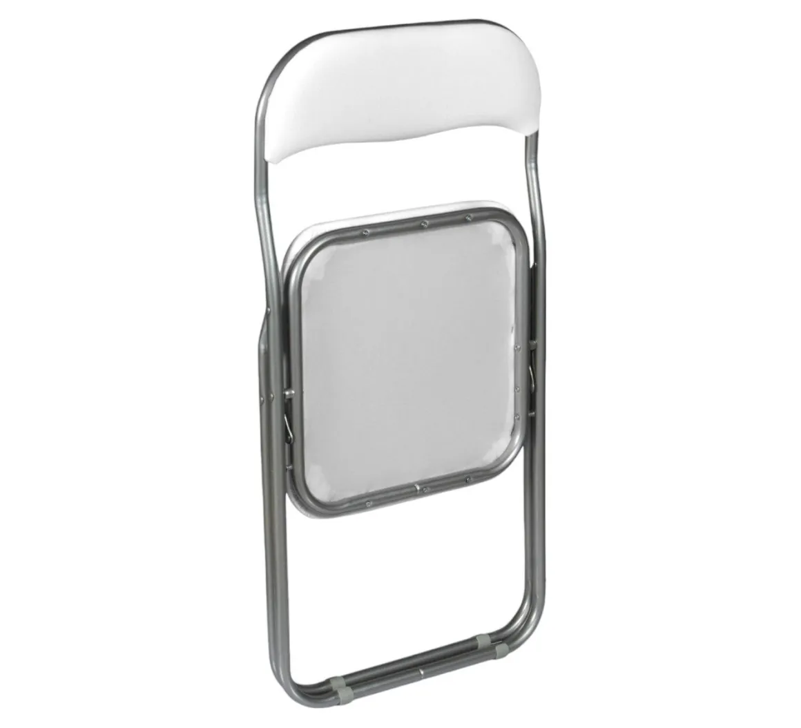 Ufficio|Cucina > Dmora Set 4 sedie pieghevoli imbottite nere struttura in metallo - Antenore Grigio, Nero