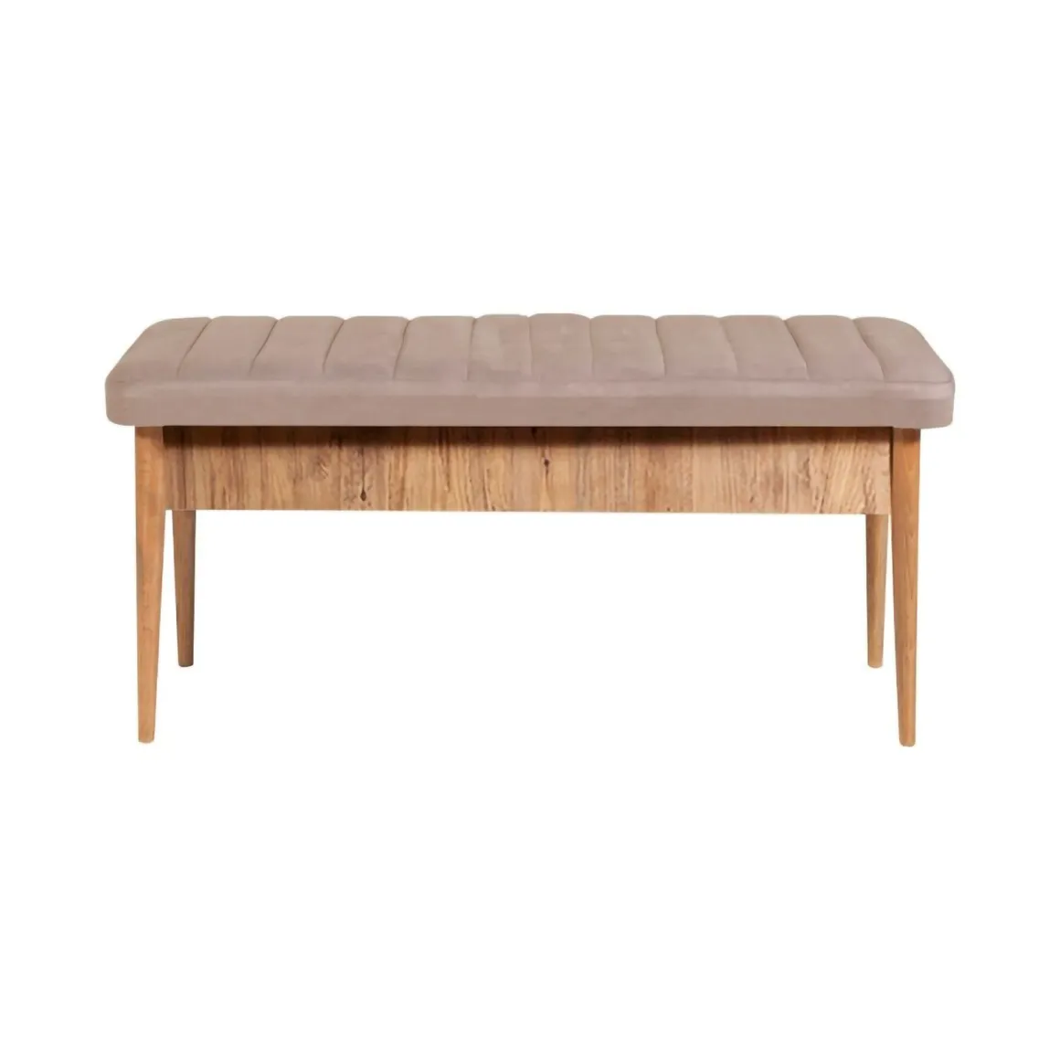 Set tavolo allungabile 8 posti 2 sedie e 2 panche in legno - Padru