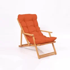 Set Tavolo e Sedie Arancione 2 Posti Dimensione Tavolo 40x40h40 cm, Dimensione Seduta 66x48h110 cm - Biagio