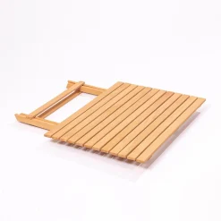 Set Tavolo E Sedie > Dmora Set Tavolo e Sedie 2 Posti Dimensione Seduta 40x30h81 cm, Dimensione Tavolo 80x60h72 cm - Nazzano Bianco Crema