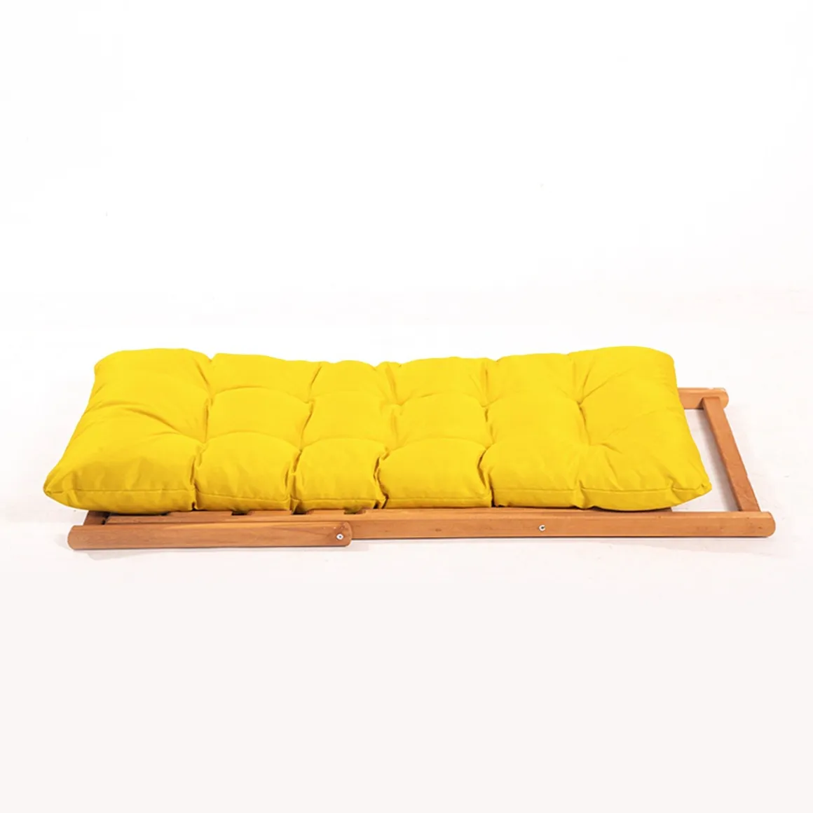 Set Tavolo E Sedie > Dmora Set Tavolo e Sedie 2 Posti Dimensione Tavolo 40x40h40 cm, Dimensione Seduta 66x48h112 cm - Biagio Giallo