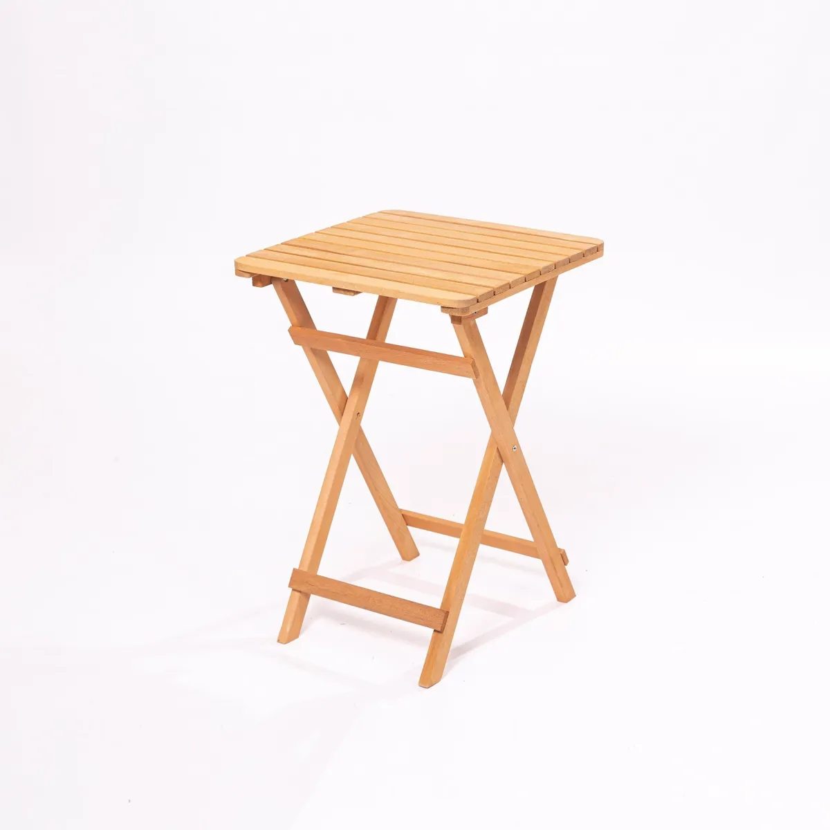 Set Tavolo E Sedie > Dmora Set Tavolo e Sedie 2 Posti Dimensione Tavolo 50x50h72 cm, Dimensione Seduta 40x30h81 cm - Isso Marrone